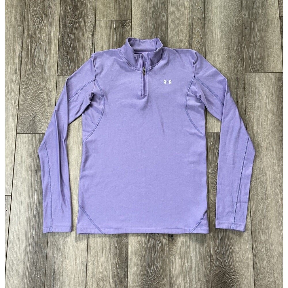 Under Armour Lilac Quarter-Zip Pullover Sweatshirt